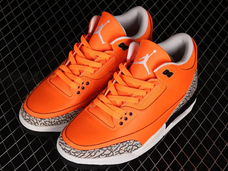 All categories Air Jordan Jordan series basketball shoes Air Jordan 3 Air Jordan 3 Retro "Orange" AJ3 Joe 3 cement orange CT8532-801